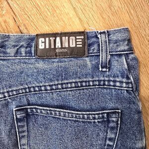 Vtg 80s Mom Jeans Womens Sz 12 30 High Waist Tapered Gitano Denim Blue Med Wash